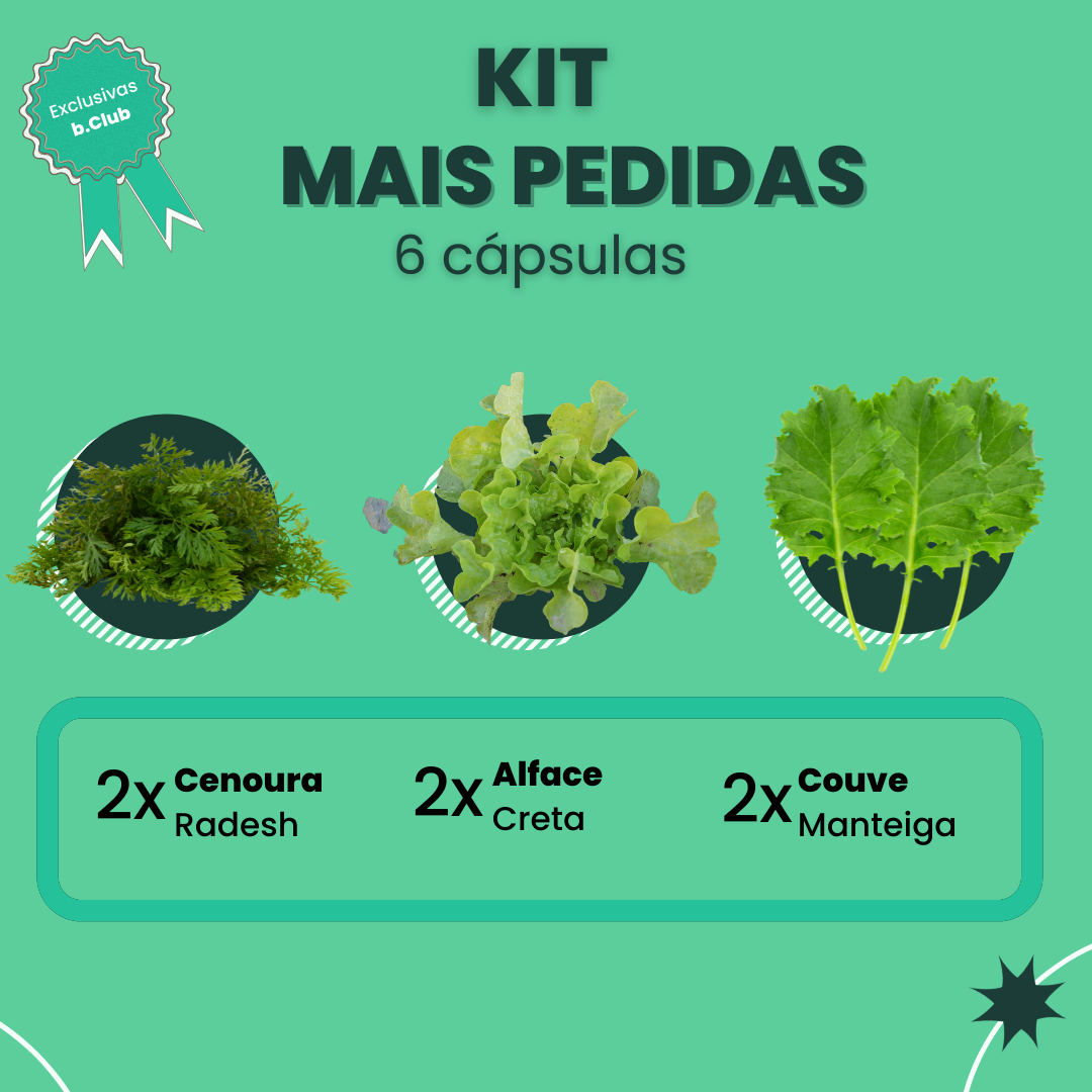 Kit Mais Pedidas | 6 cápsulas