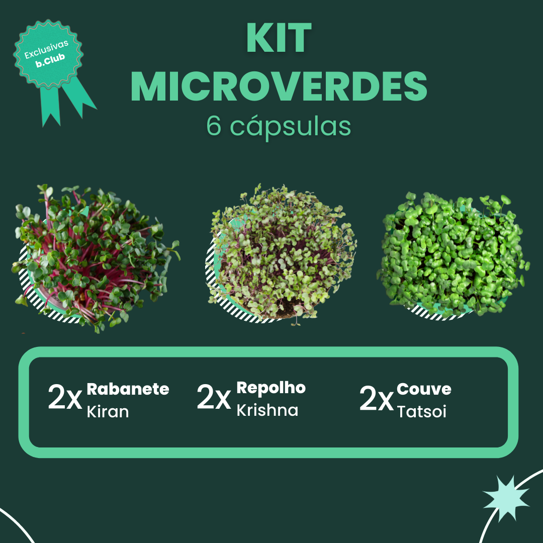 Kit Microverdes | 6 cápsulas