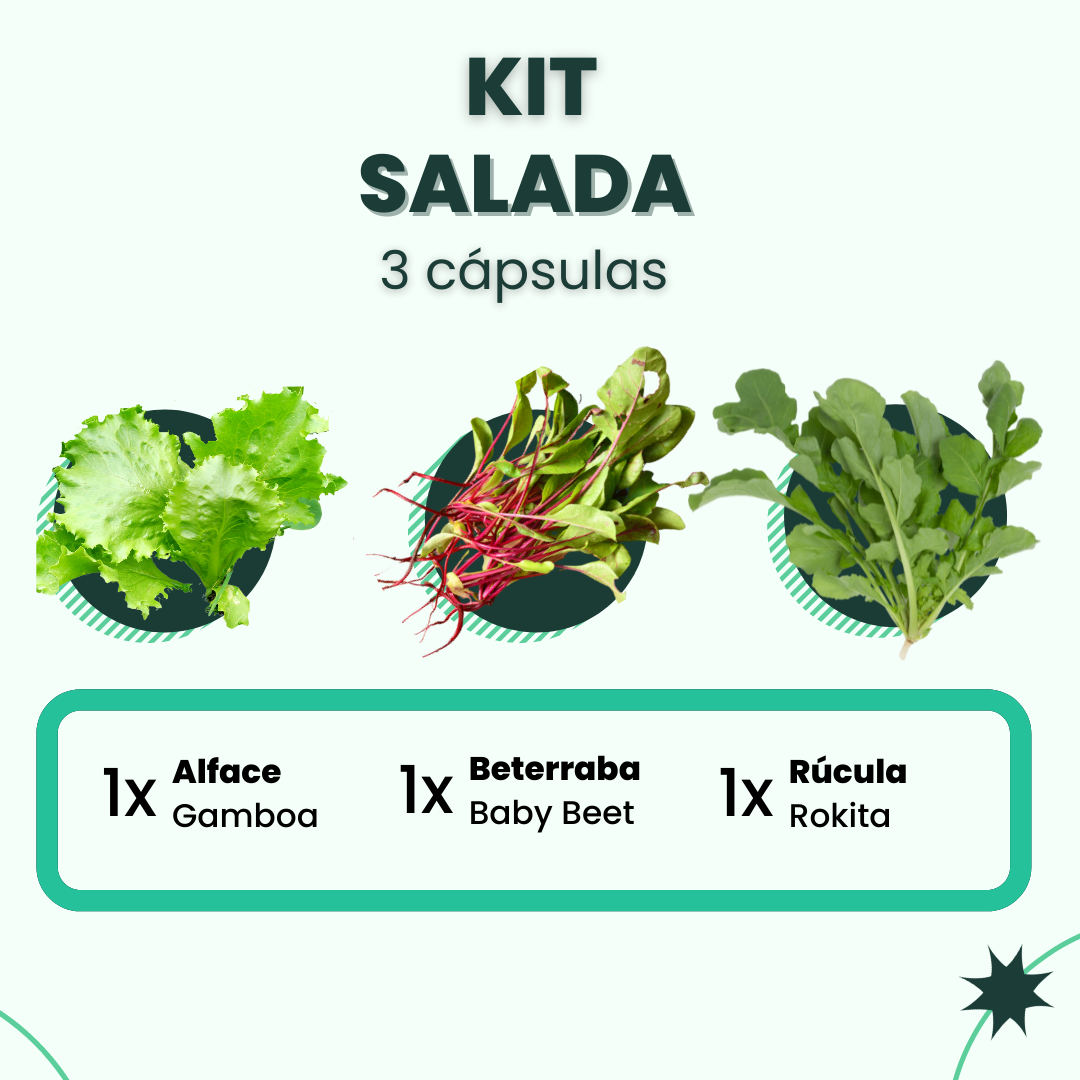 Kit Salada | 3 cápsulas