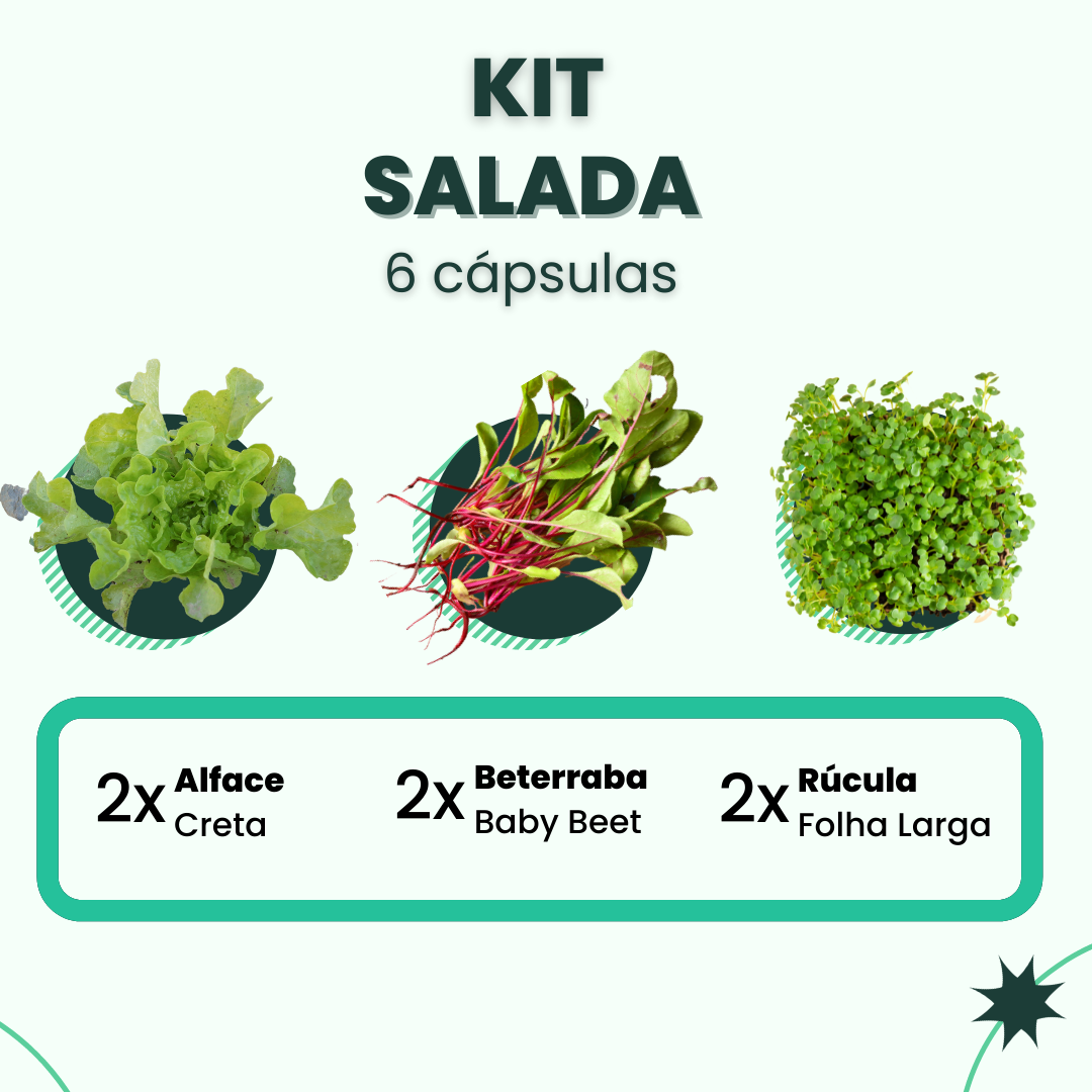 Kit Salada | 6 cápsulas